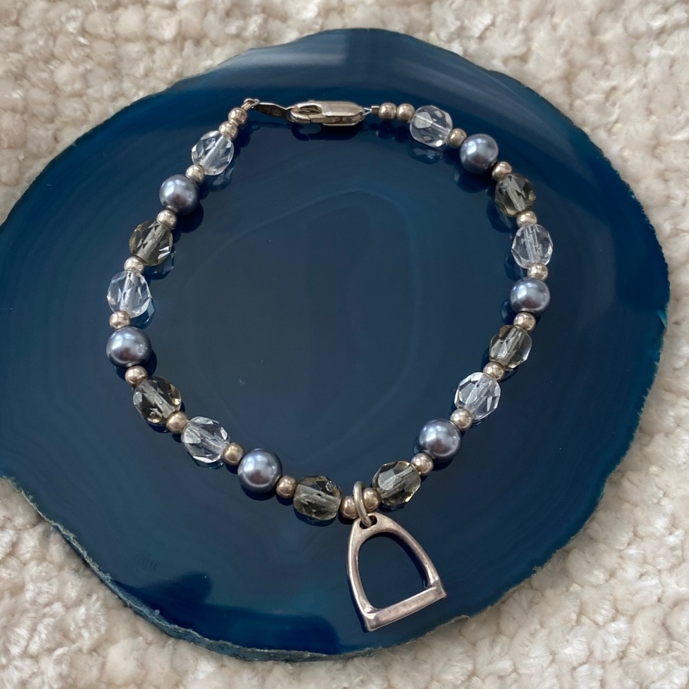 Stirrup Beaded Bracelet